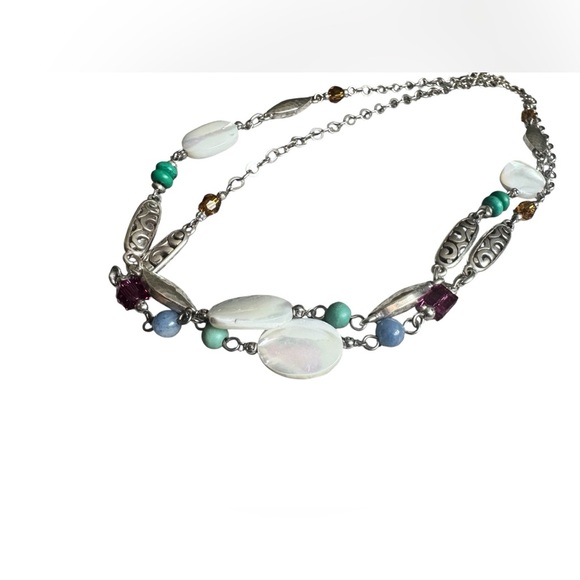 Brighton BARBADOS TROPIC Multi-Color Pearl Long Strand Necklace - Picture 9 of 11